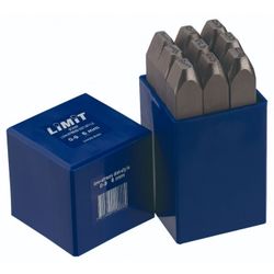 JUEGO 9 PUNZONES NUMEROS - INOX./METAL 12MM