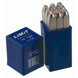 JUEGO 9 PUNZONES NUMEROS - INOX./METAL 3MM