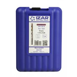 JUEGO BROCAS DIN338 19-UDS.-1466-1-10X0,50 HSS (1025)