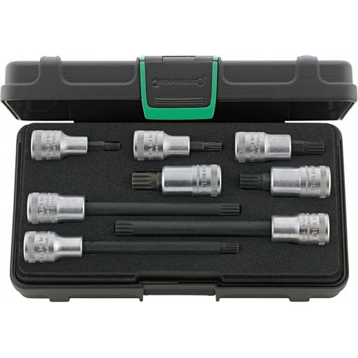 JUEGO COMPLETO DE LLAVE DE VASO 1/2" 3054X/54X/8 KN