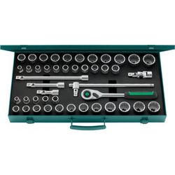 JUEGO COMPLETO DE LLAVE DE VASO 1/2" 50MA/39/6 QR