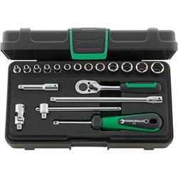 JUEGO COMPLETO DE LLAVE DE VASO 1/4" 40/13/6 KN