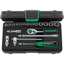 JUEGO COMPLETO DE LLAVE DE VASO 1/4" 40/13/6QR KN