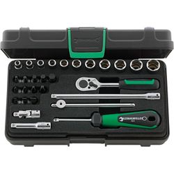 JUEGO COMPLETO DE LLAVE DE VASO 1/4" 40/23/6 KN