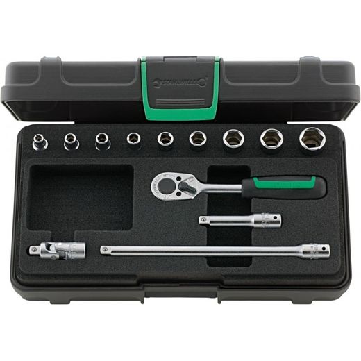 JUEGO COMPLETO DE LLAVE DE VASO 1/4" 40/9/4 KN
