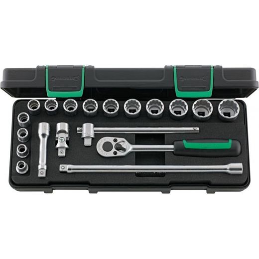 JUEGO COMPLETO DE LLAVE DE VASO 3/8" 45/14/5I KN