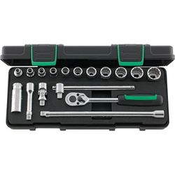 JUEGO COMPLETO DE LLAVE DE VASO 3/8" 45A/12/5 KN