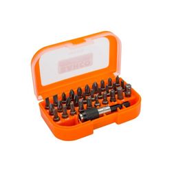 JUEGO DE 31 PUNTAS 1/4" PARA TORNILLOS RANURADOS, PHILLIPS, POZIDRIV, TORX