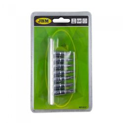 JUEGO DE 7 PUNTAS TORX INVIOLABLE 1/4"