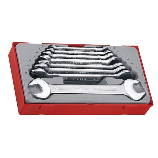 JUEGO DE 8 LLAVES FIJAS DE DOS BOCAS TT6208