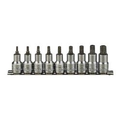 JUEGO DE 9 VASOS TX 1/2"