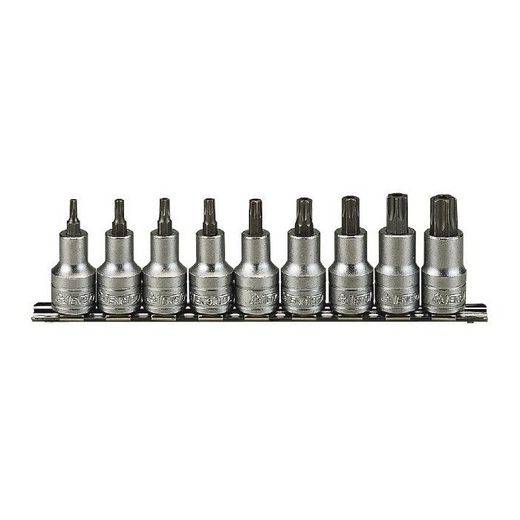 JUEGO DE 9 VASOS TX 1/2"