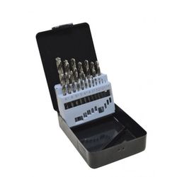 JUEGO DE BROCAS 19 PCS D.1-10/0,5 MM HSS DIN 338