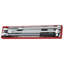 JUEGO DE CARRACA DE 3/4" CON ALARGADERAS TTX3404