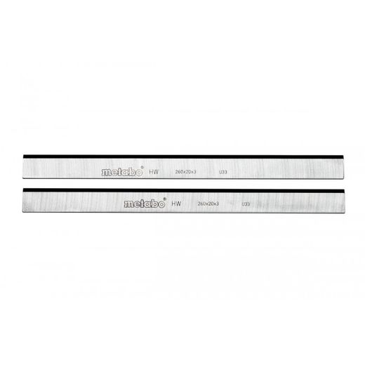 JUEGO DE CUCHILLAS HM AFILABLES - 20X3X260 MM