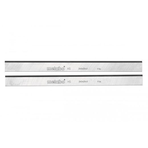 JUEGO DE CUCHILLAS HSS AFILABLES - 20X3X260 MM