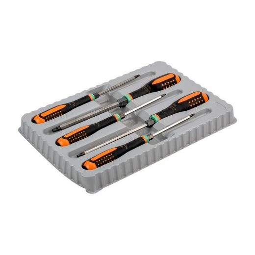 JUEGO DE DESTORNILLADORES HEXAGONALES DE BOLA/TORX® DE VARILLA PASANTE ERGO
