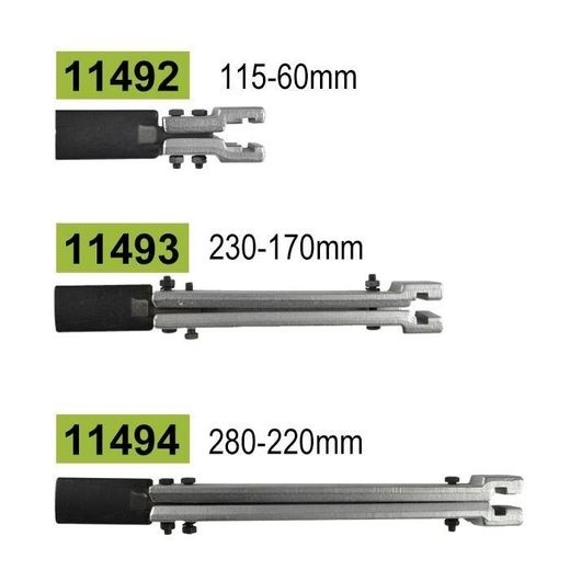 JUEGO DE GARRAS 230MM - 170MM PARA REF. 51122