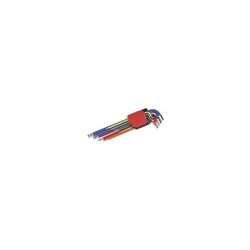 JUEGO DE LLAVES COLORES HEX RED. 9PZS