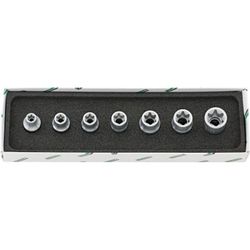 JUEGO DE LLAVES DE VASO 1/2" TORX 50TX/7