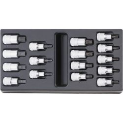 JUEGO DE LLAVES DE VASO 1/2" TORX ES 54X/54TX