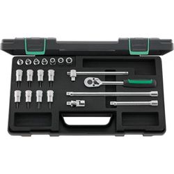JUEGO DE LLAVES DE VASO 3/8" TORX 45TX/49TX/15/5 KN