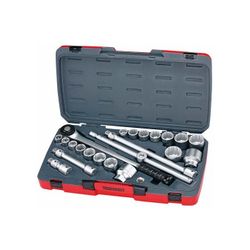 JUEGO DE LLAVES DE VASO BIHEXAGONALES 3/4" T3422S 22 PZAS