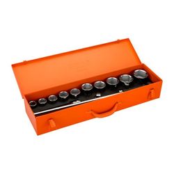 JUEGO DE LLAVES DE VASO HEX 3/4", 15 PZS