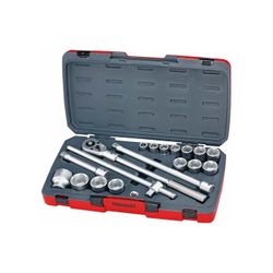 JUEGO DE LLAVES DE VASO HEXAGONALES 3/4" T3418-6 18 PZAS