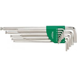 JUEGO DE LLAVES HEXAGONALES CON CABEZA ESFERICA 10767A/13 SATZ