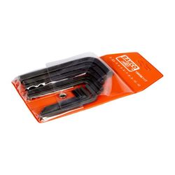 JUEGO DE LLAVES HEXAGONALES Y MÉTRICAS CON ACABADO FOSFATADO, 2.MM - 12 M