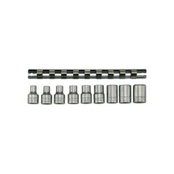 JUEGO DE VASOS 1/2" M1210 9 PZAS