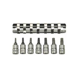 JUEGO DE VASOS 1/4" TX M1408TX 7 PZAS