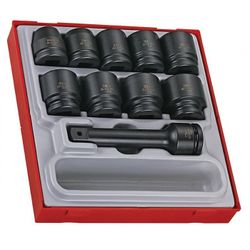 JUEGO DE VASOS DE IMPACTO 3/4" TTD9416 9 PZAS