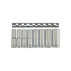 JUEGO DE VASOS HEXAGONALES LARGOS 1/2" M1208-6 8 PZAS