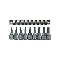 JUEGO DE VASOS TX 3/8" M3813TX 9 PZAS
