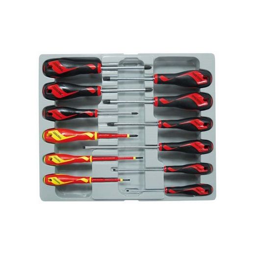 JUEGO DESTORNILLADORES COMBI MD912N1 12 PZAS