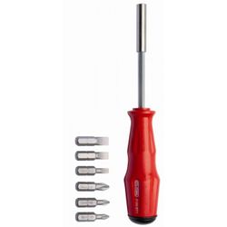 JUEGO DESTORNILLADORES COMBINADO 5 PUNTAS 1/4”X100 MM