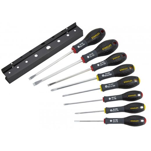 JUEGO DESTORNILLADORES STANLEY FATMAX PLANO/PHILLIPS - 8 PIEZAS