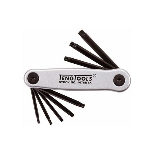 JUEGO LLAVES TORX PLEGABLE 1476NTX 8 PZAS