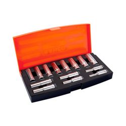 JUEGO VASOS 3/8" LARGOS