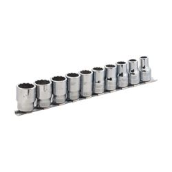 JUEGO VASOS E/REGLETA 1/2" 10 PZS 7810MB