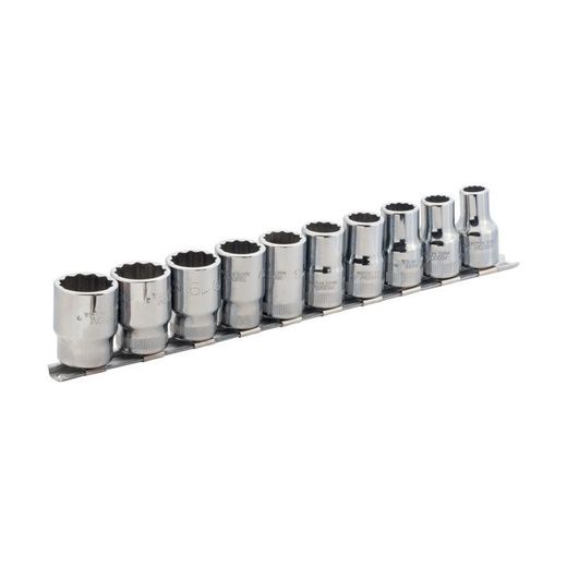 JUEGO VASOS E/REGLETA 1/2" 10 PZS 7810MB