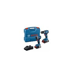 KIT 2 HERRAMIENTAS DE 18V GSB + GDR + 2x4 + GAL
