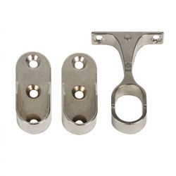 KIT 2 SOPORTE + 1 CENTR. OVAL. NIQU