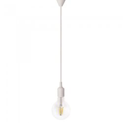 KIT COLGANTE SILICONA E27 BLANCO