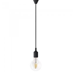 KIT COLGANTE SILICONA E27 NEGRO