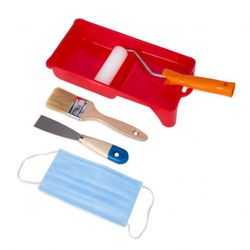KIT CUBETA ESMALTAR PEQUEÑA PLASTICO