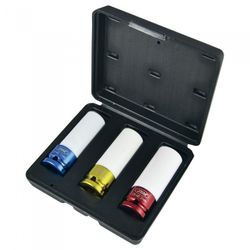 KIT DE 3 VASOS IMPACTO DE 1/2" ESPECIAL EXTRACCION RUEDAS