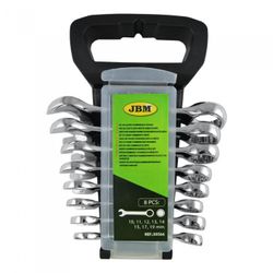 KIT DE 8 LLAVES COMBINADAS CORTAS